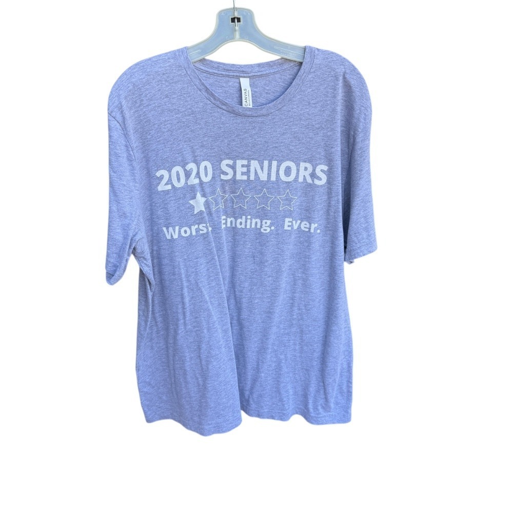 2020 Seniors T-Shirt Funny Graphic Tee Novelty Top 2XL